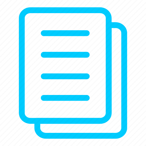 Blue, data, documents, files, page, paper, sheet icon - Download on Iconfinder