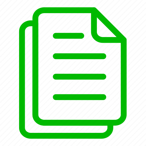 Green, data, documents, files, page, paper, sheet icon - Download on Iconfinder