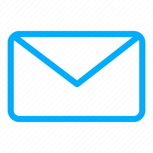 Blue, email, envelope, letter, mail, message, sms icon - Download on Iconfinder