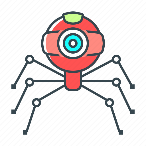 Seo, web, web camera, web crawler, bot, robot, webcam icon - Download on Iconfinder