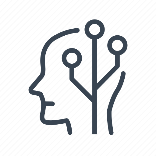 Head, think, thinking, mind, aritificial, intelligence, ai icon - Download on Iconfinder