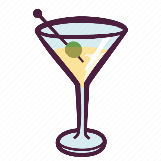 Martini, drink, cocktail, martini glass icon - Download on Iconfinder