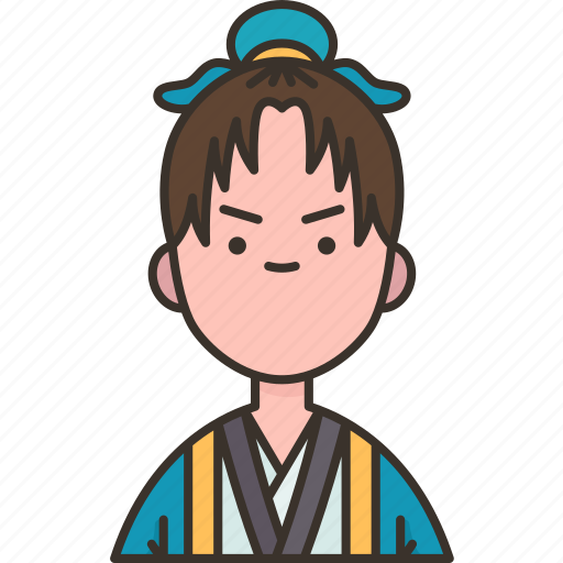 Guo, jia, strategist, officer, chinese icon - Download on Iconfinder