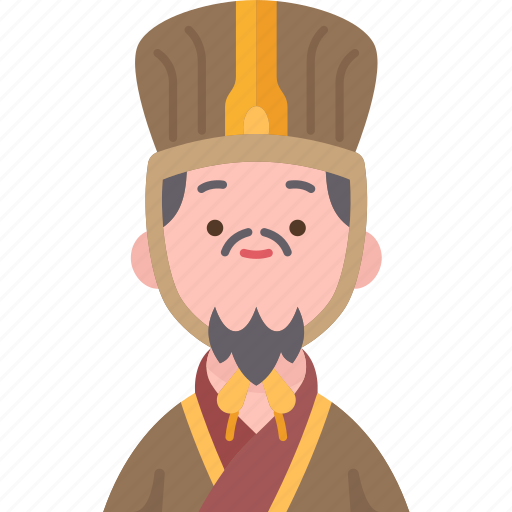 Kong, rong, warlord, politician, chinese icon - Download on Iconfinder