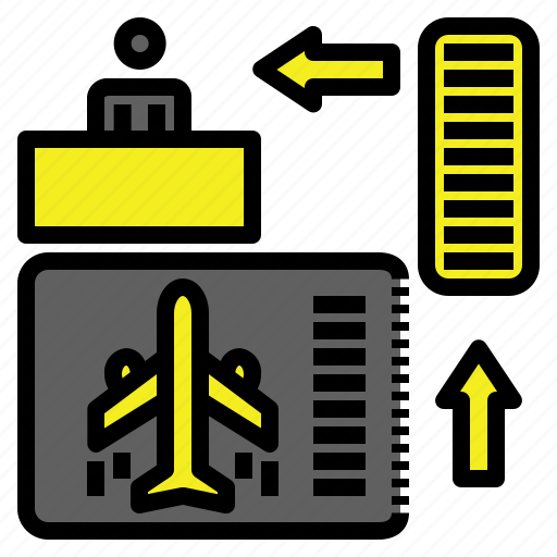 Airport, aviation, boarding, checkin, ticket icon - Download on Iconfinder