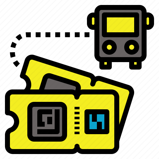 Bus, journey, roam, ticket, transportation icon - Download on Iconfinder
