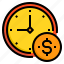 alarm, business, clock, hour, money, time 