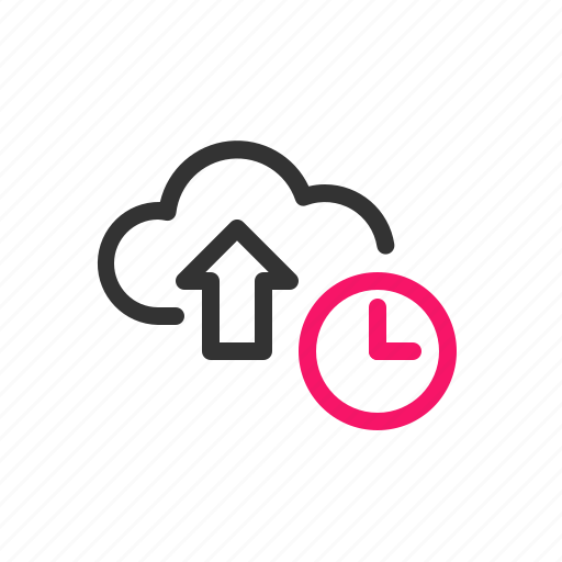 Clock, management, time, upload icon - Download on Iconfinder