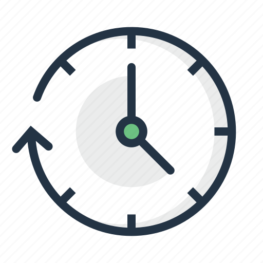 Arrow, clock, clockwise, time, timer, watch icon - Download on Iconfinder