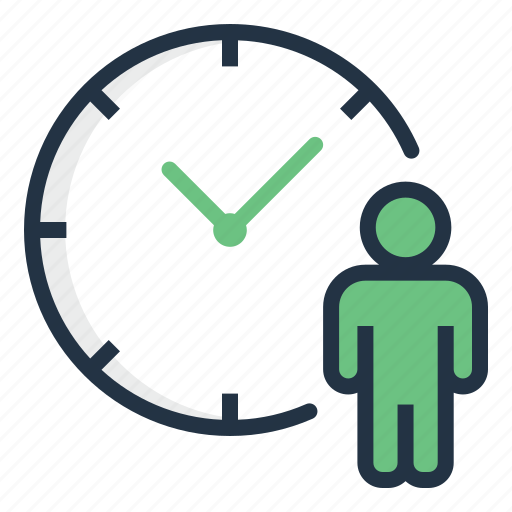 Area, clock, people, person, time, wait icon - Download on Iconfinder