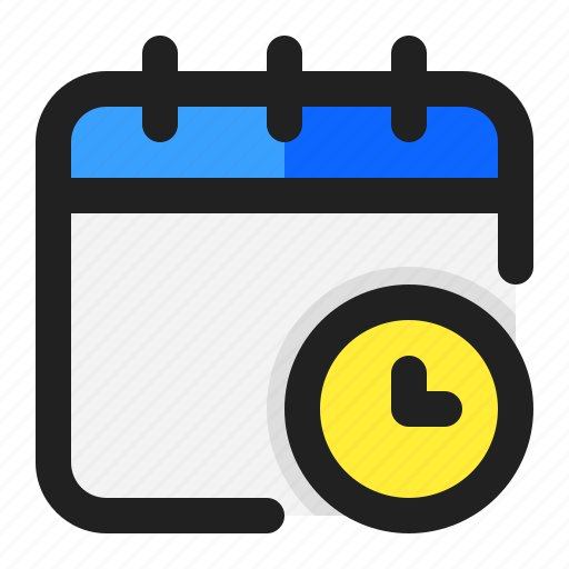 Calendar, time, date, clock, administration icon - Download on Iconfinder