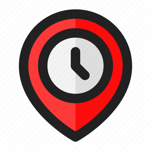 Location, time, placeholder, maps, event icon - Download on Iconfinder