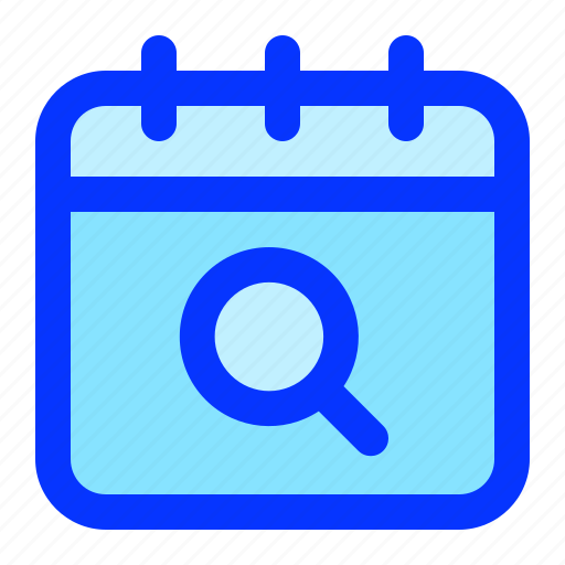 Calendar, search, time, ui, date icon - Download on Iconfinder