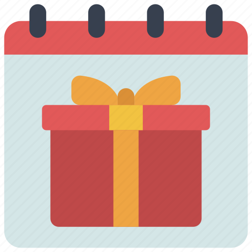 Birthday, calendar, schedule, present, gift icon - Download on Iconfinder