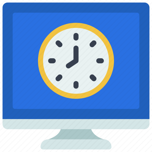 Computer, clock, time, hour, computing icon - Download on Iconfinder