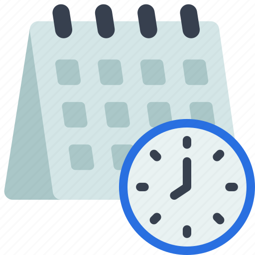 Schedule, clock, scheduling, timer, scheduled icon - Download on Iconfinder