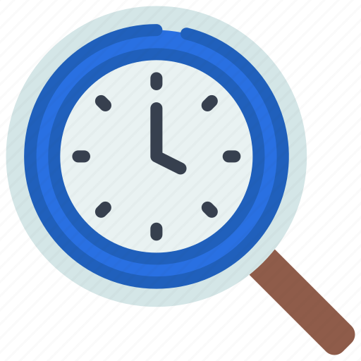 Search, time, loupe, timer, clock icon - Download on Iconfinder