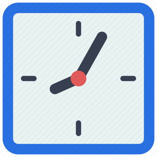 Square, clock, time, hour, organise icon - Download on Iconfinder