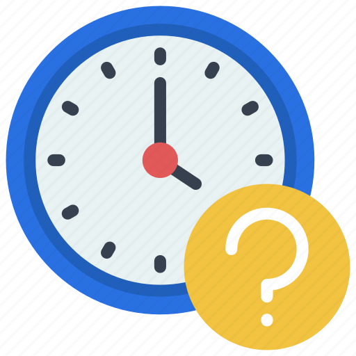 Unsure, time, clock, question, timer icon - Download on Iconfinder