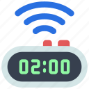 wireless, digital, clock, time, hour, organise