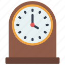 wooden, clock, time, hour, organise