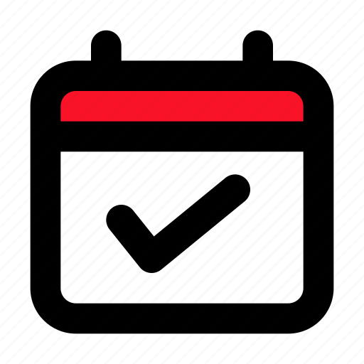 Approve, calendar, event, checklist, planning icon - Download on Iconfinder