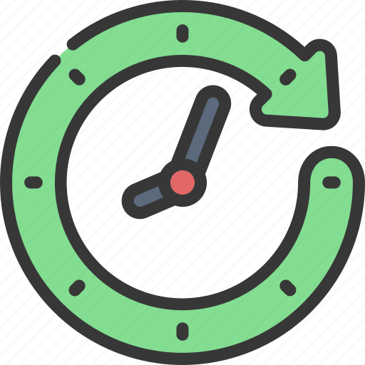 Clock, arrow, arrows, future, timer icon - Download on Iconfinder