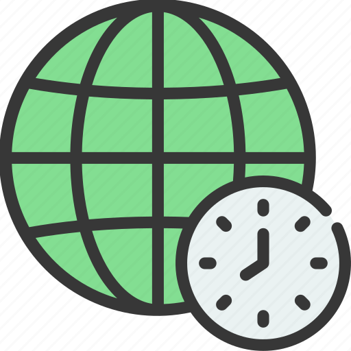 Internet, timer, globe, grid, connection icon - Download on Iconfinder