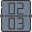 large, flip, clock, timer, flipped 
