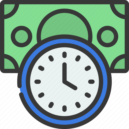 Money, time, finances, financial, timer icon - Download on Iconfinder