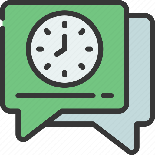 Time, messages, messaging, message, timer icon - Download on Iconfinder