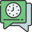 time, messages, messaging, message, timer 