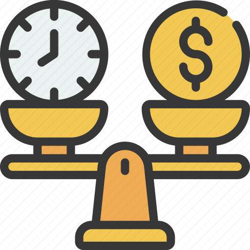 Time, money, scales, timer, clock, finances icon - Download on Iconfinder