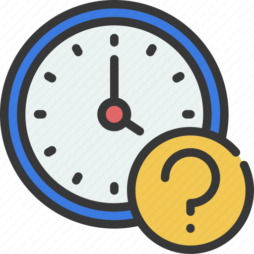 Unsure, time, clock, question, timer icon - Download on Iconfinder