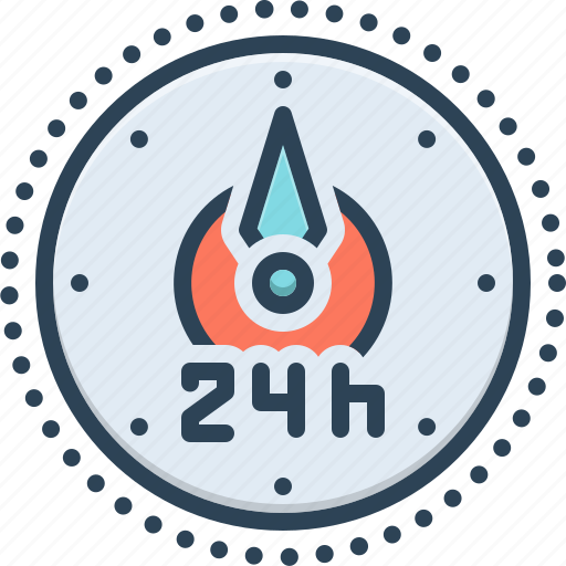 24hour, service, helpline, emergency, available, always, whole day icon - Download on Iconfinder