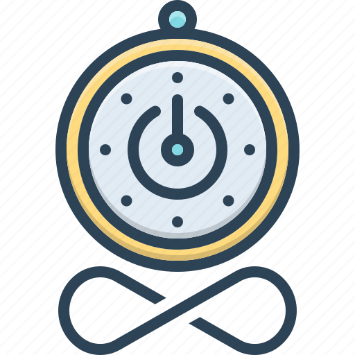 Infinite time, infinity, time, eternity, countdown, stopwatch, limitless icon - Download on Iconfinder