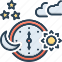 clock, weather, climate, change, time zone, environment cycle, night, season