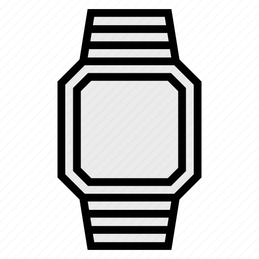 Clock, digital, time, watch, wrist icon - Download on Iconfinder