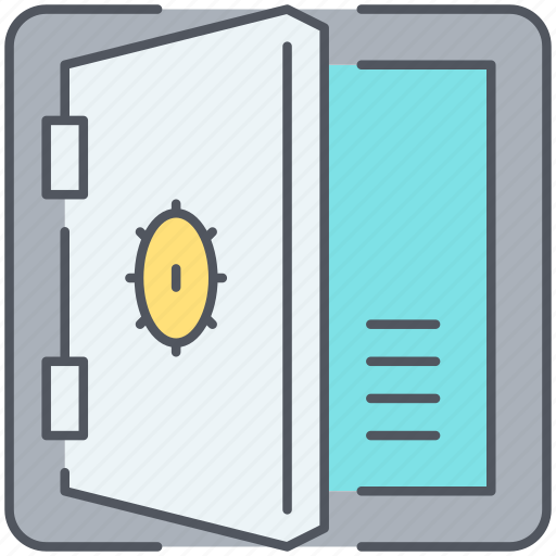 Safe, banking, depository, finance, protection, security, vault icon - Download on Iconfinder