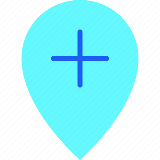 Add, location, map, marker, navigation, pin, pointer icon - Download on Iconfinder