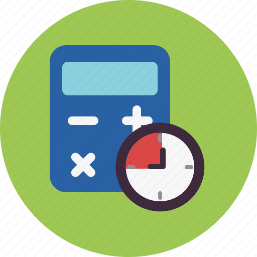 Calculate, calculator, deadline, management, math, time, tool icon - Download on Iconfinder