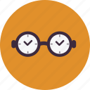 clock, glasses, look, management, schedule, time, watch