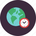 clock, earth, global, globe, management, time, world