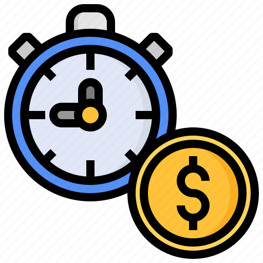 Time, is, money, clock, finance icon - Download on Iconfinder