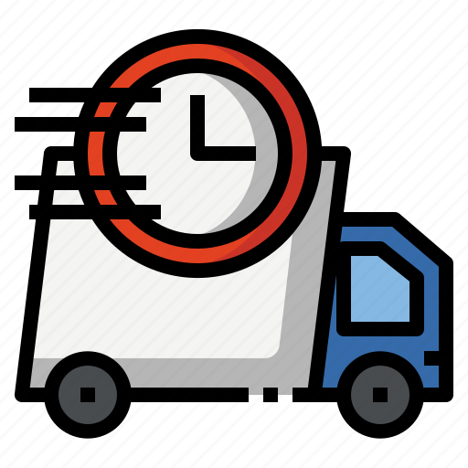 Fast, delivery, transport, truck, time, management, shipping icon - Download on Iconfinder