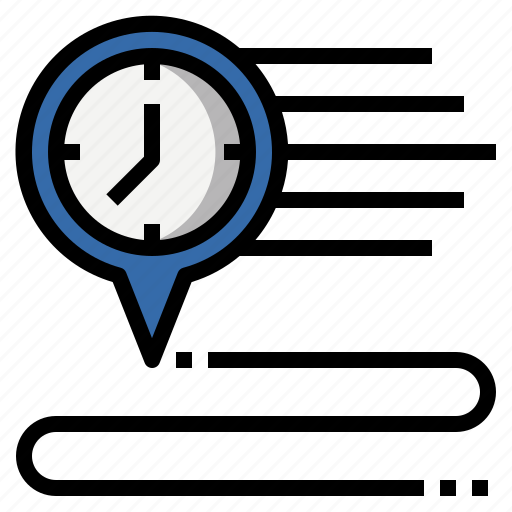Route, time, planning, on, management, trail icon - Download on Iconfinder