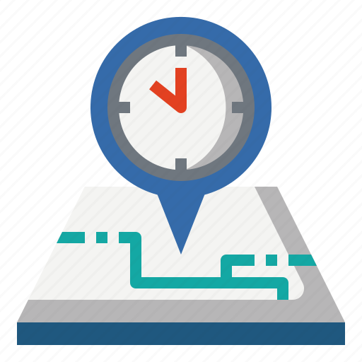 Location, time, management, map, gps, journey icon - Download on Iconfinder
