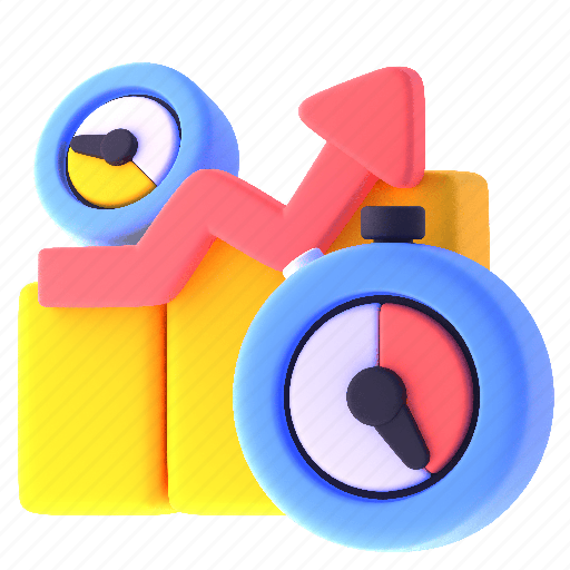 Progress, time, clock, task, management 3D illustration - Download on Iconfinder