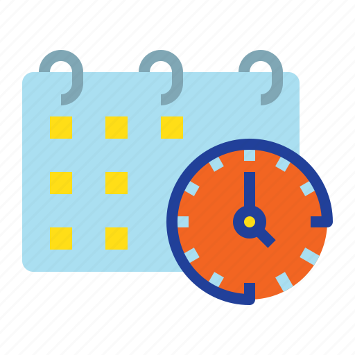 Schedule, reminder, appointment, clock, notepad, date, calendar icon - Download on Iconfinder