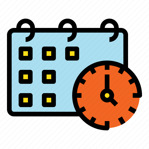 Schedule, reminder, appointment, clock, notepad, date, calendar icon - Download on Iconfinder